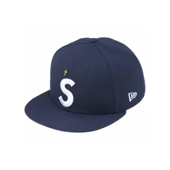 Supreme Gold Cross S Logo New Era Fitted Hat