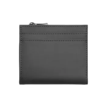 ZARA Polyurethane Coin Purse Card Holder Men's Black