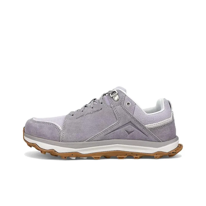 Altra LP Alpine Cushioning Anti-Slip And Wear-Resistant Low-Top Hiking Shoes Women's Gray White-0