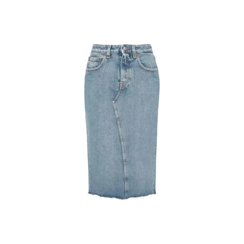 MM6 Maison Margiela Midi Denim Skirt