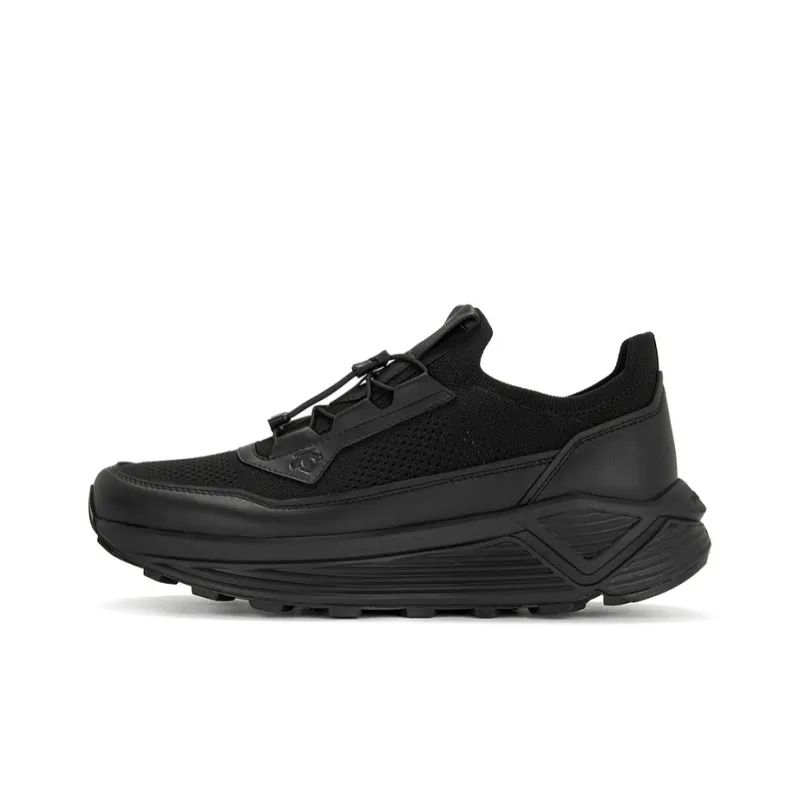 DESCENTE DUALIS Lightweight Low Top Casual Shoes Men's Black-0