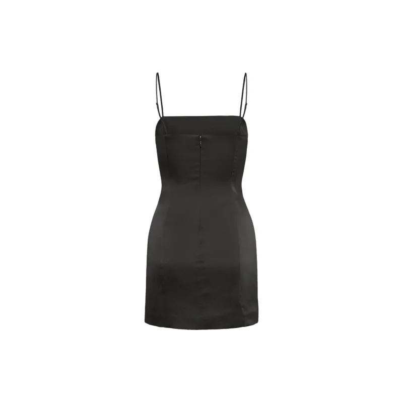 ARITZIA Ten Shimmer Satin Dress Slip Dresses Women's-17