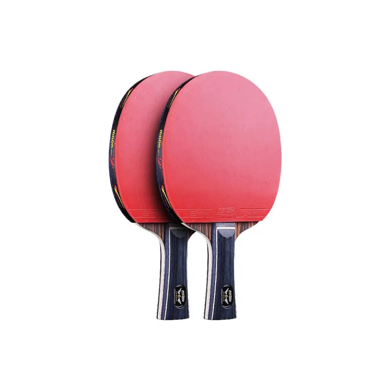Mei Shi Long Ping Pong Paddles Kids' Ebony Wood Black Red-11