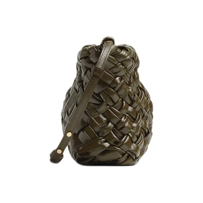 Bottega Veneta KALIMERO Cow Leather Portable One Shoulder Clutch Small Size Women's Mustard-1