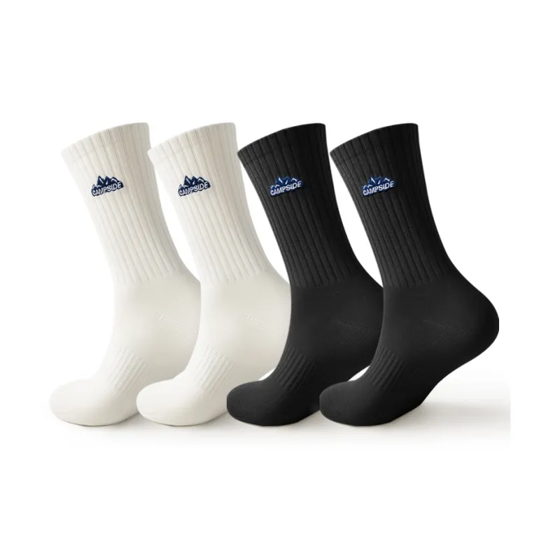 SHIWAJI Mid Calf Socks Men's 4 Pack-11
