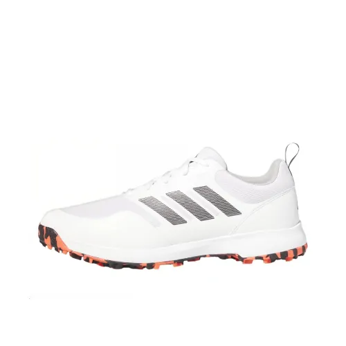 Adidas Cushioning, Wear Resistant Low Top Golf Shoes Unisex White