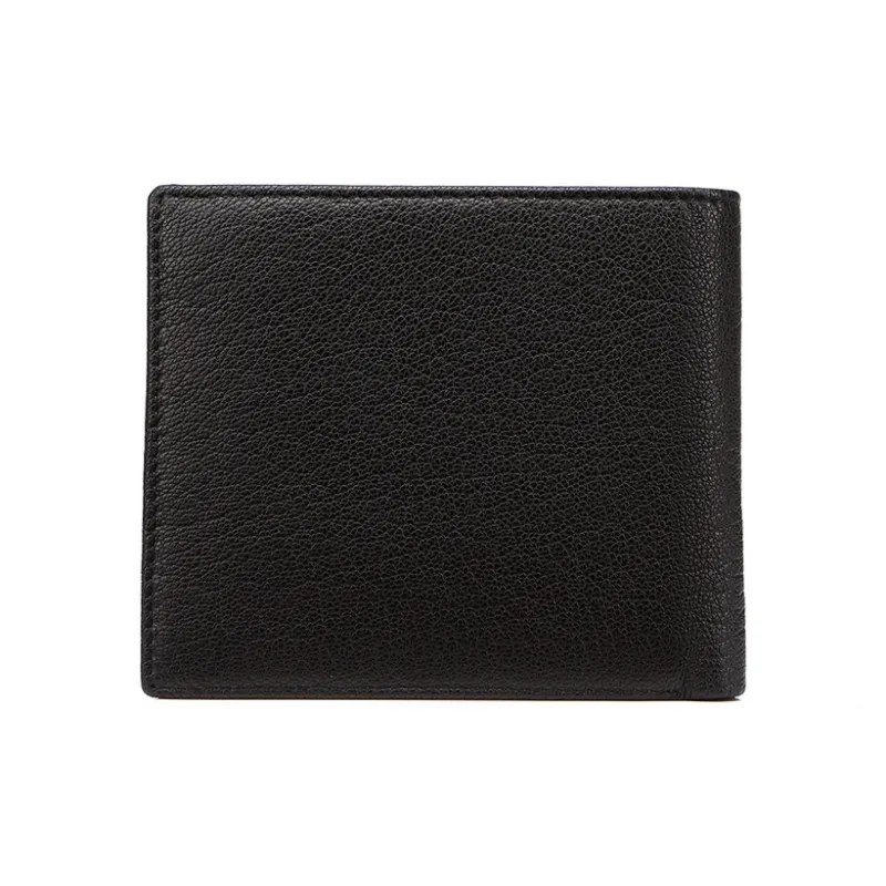 SEPTWOLVES Top Grain Sheepskin Wallet Regular Men's Black-10