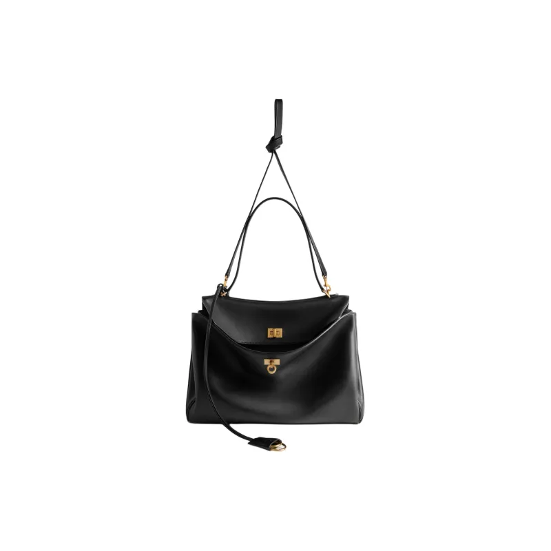 Balenciaga Rodeo Medium Handbag Black-4