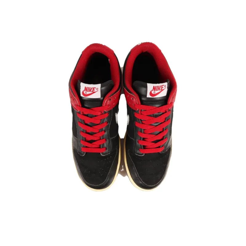Nike Dunk Low Cl Black White Varsity Red-4