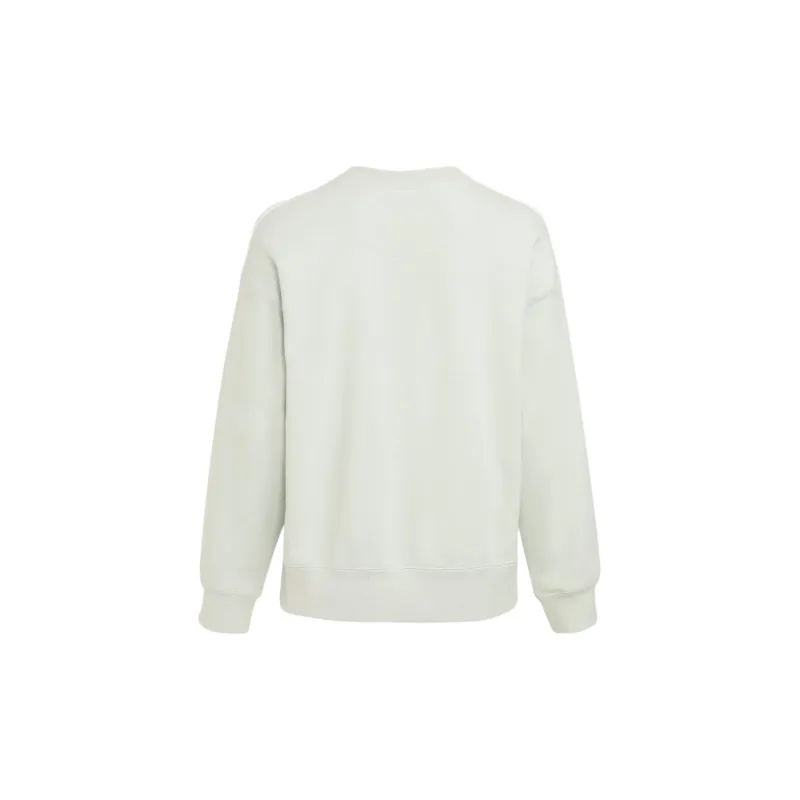 Adidas Women's Essentials 3 Stripes Sweatshirt Linen Green-1