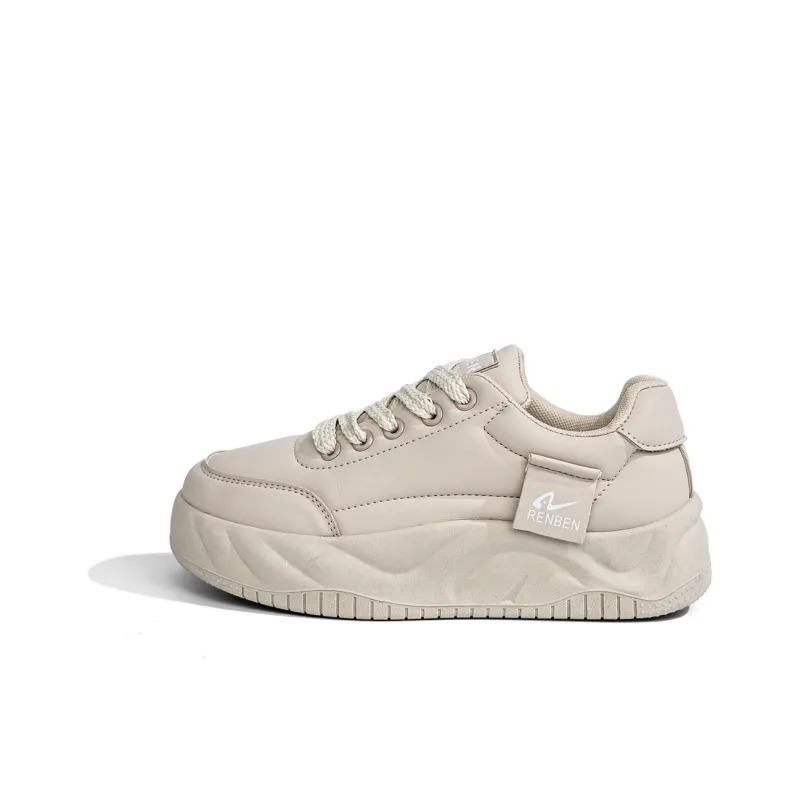 RENBEN Durable Breathable Lightweight Low-Top Chunky Sneakers Women's-5