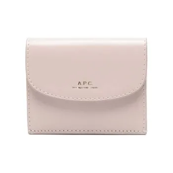A.P.C Genève Calfskin Wallet Women's Pink