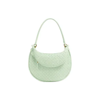 Bottega Veneta Intrecciato Lambskin Handbag Shoulder Bag Women's Mint Green