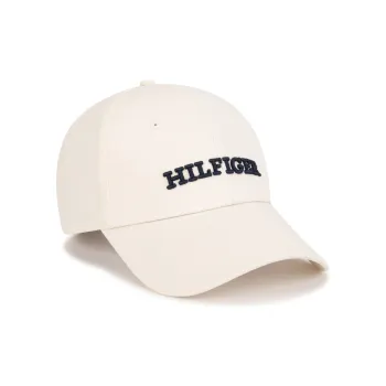 Tommy Hilfiger Cotton Baseball Caps Women's Ecru