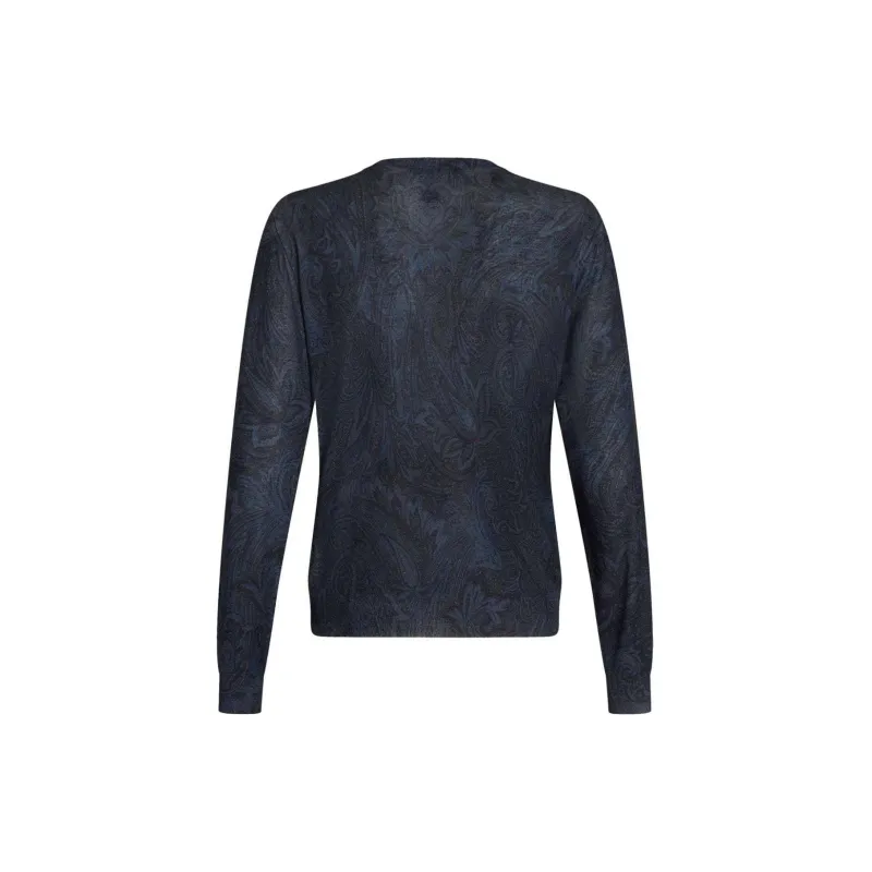 ETRO Paisley jacquard Fine knit Jumper-1