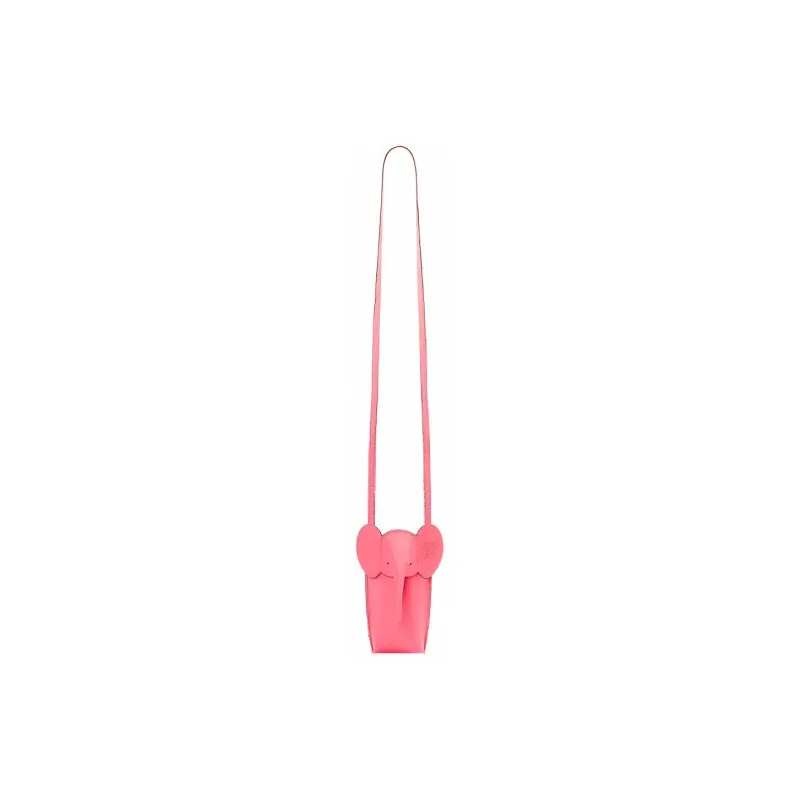 LOEWE Elephant Pocket In Classic Calfskin New Candy-2
