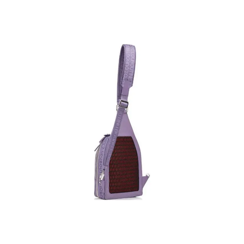 CL LUBOTING Grained Calfskin Shoulder Bag Crossbody Bag Men's Parma Lilac-2