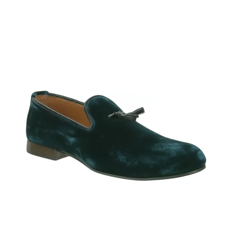 TOM FORD Velvet Nicholas Tassel-detail Slippers-2