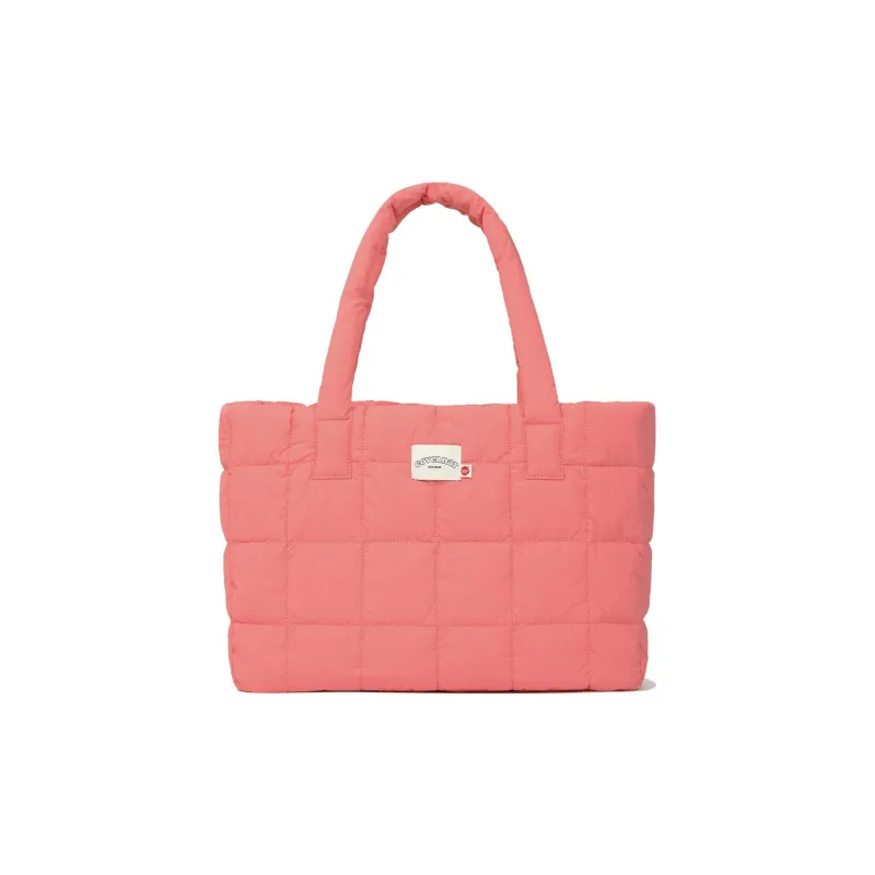 COVERNAT Nylon Tote Bag Shopping Bag Handbag Large Size Women's Pink-0