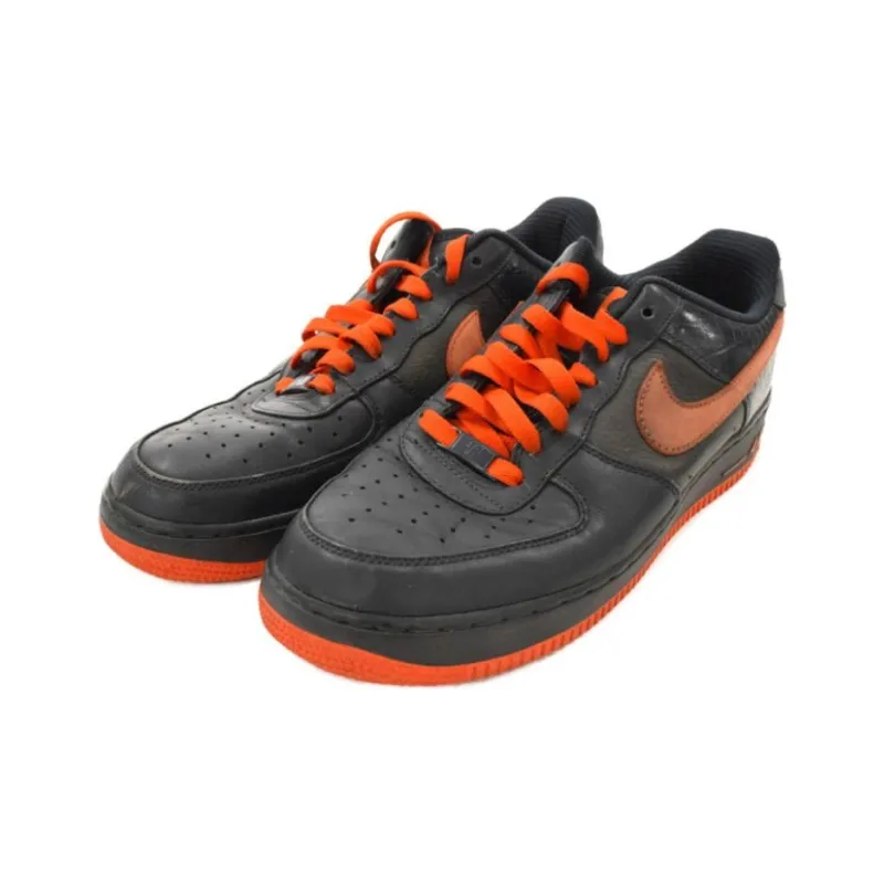 Nike Air Force 1 Low Premium Dark Obsidian Team Orange Dark Obsidian-1