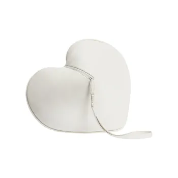 Alaia Lambskin Clutch Extra Large Women's White