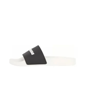 Balenciaga Women's Pool Slides 'White Black'