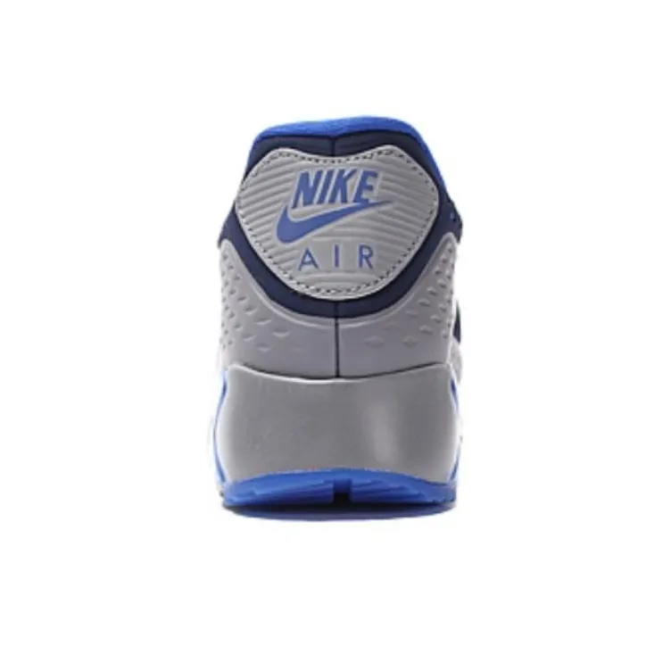 Nike Air Max 90 Wear resistant And Lightweight Low Top Casual Running Shoes Unisex Black Blue-3