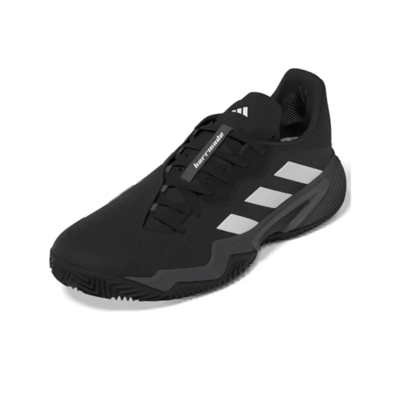adidas Barricade Clay 'Black White'-2