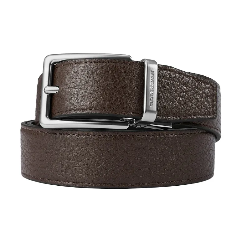 GOLDLION Top Grain Cow Leather Belts Men's Multiple Colors Width 3.5CM-14