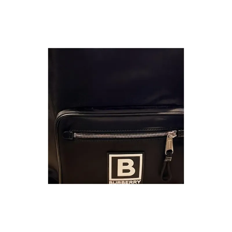 Burberry Nylon Backpack Unisex Black-5