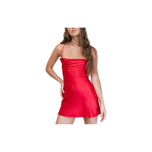 PRINCESS POLLY Slip Dresses Women's Red