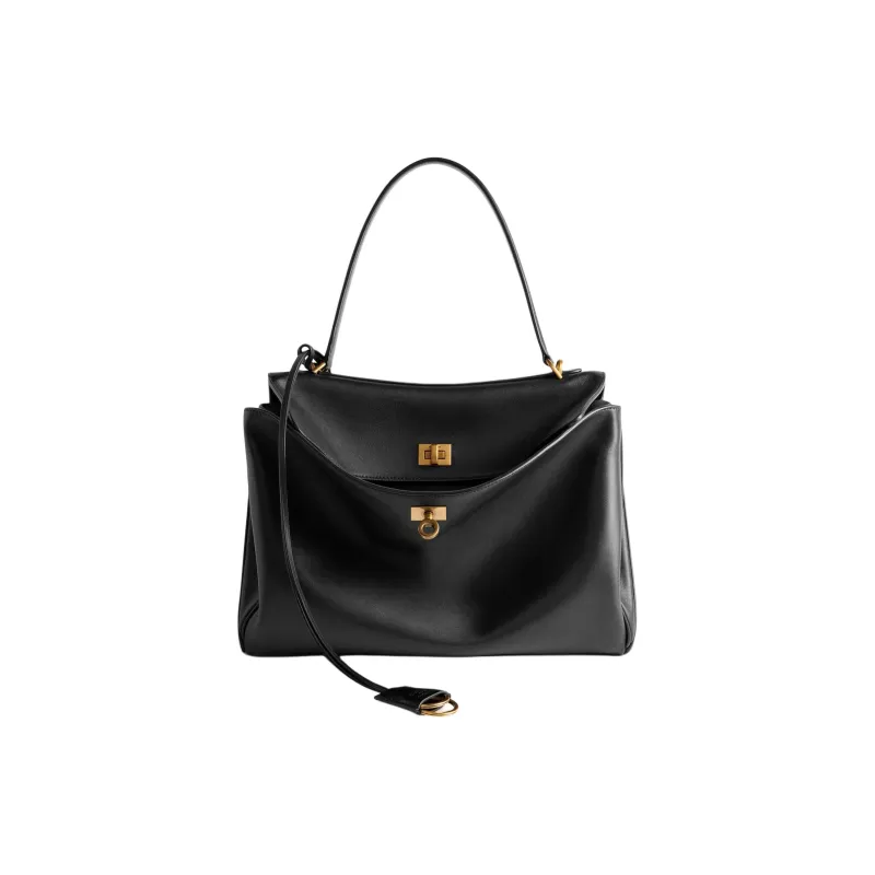 Balenciaga Rodeo Medium Handbag Black-0