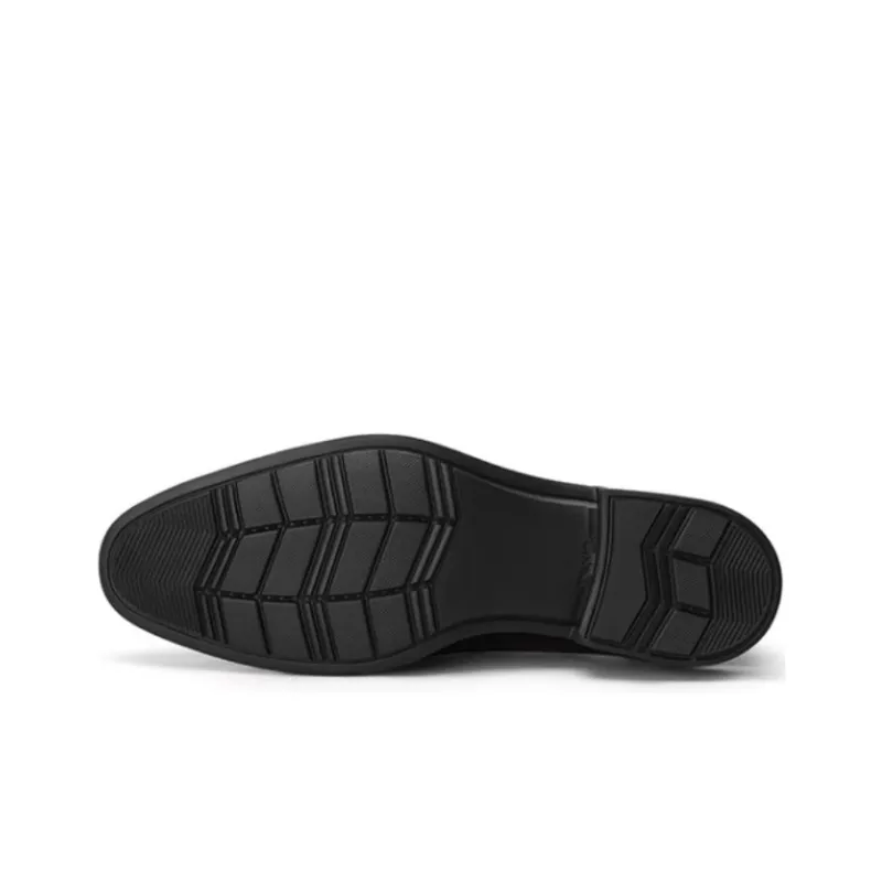 GOLDLION Dress Shoes Men's Brown-4