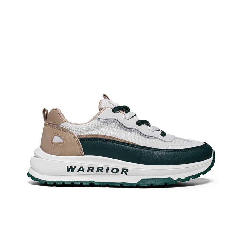 Warrior Wear resistant And Lightweight Low Top Casual Shoes Men's Beige Green-1