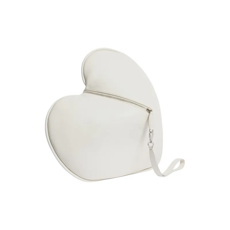Alaia Lambskin Clutch Extra Large Women's White-1