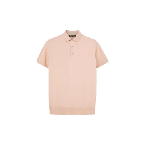 Loro Piana Polo Shirts Men Pink