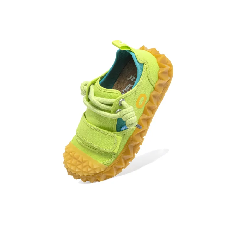 OETZI Low Top Skateboard Shoes Unisex Neon Green-3