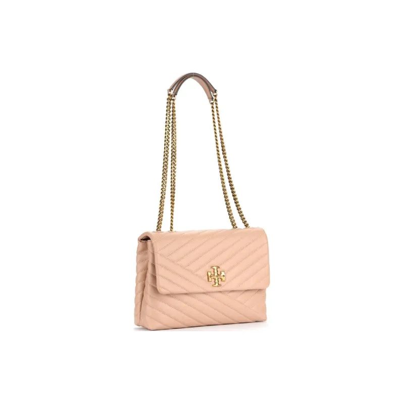 TORY BURCH Kira Leather Shoulder Bag, Crossbody Bag Regular Women's Sand-4
