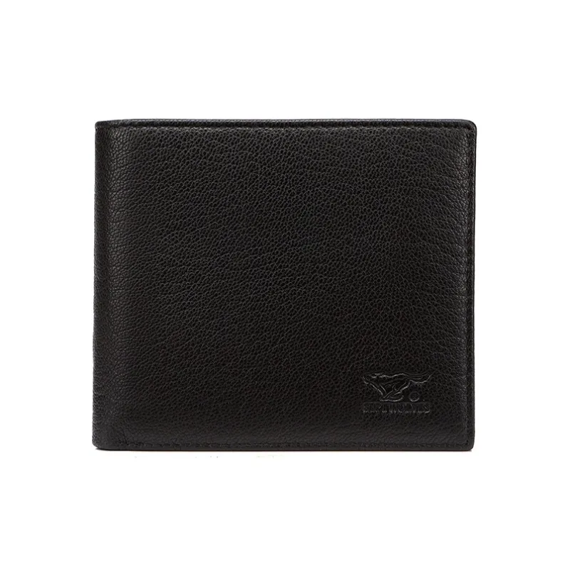 SEPTWOLVES Top Grain Sheepskin Wallet Regular Men's Black-8