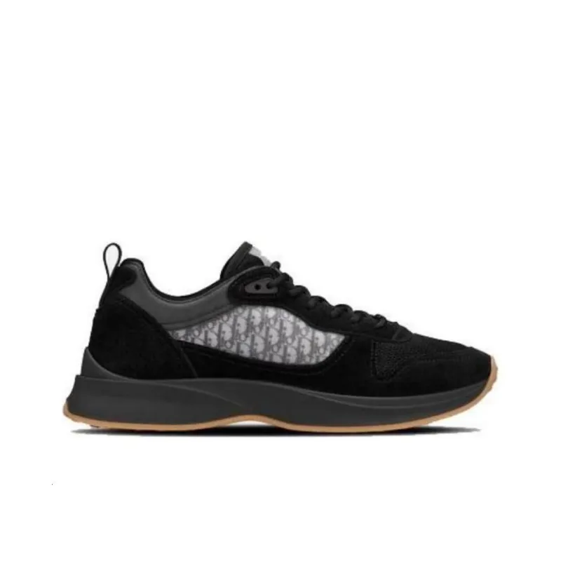 DIOR B25 Runner Black Oblique Suede-1