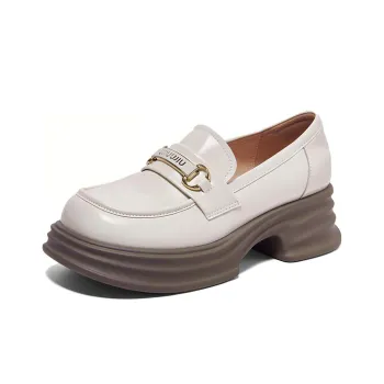 PT'SON Loafers Women's Black/Ecru