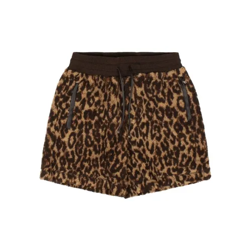 AMIRI Leopard-print Fleece Shorts