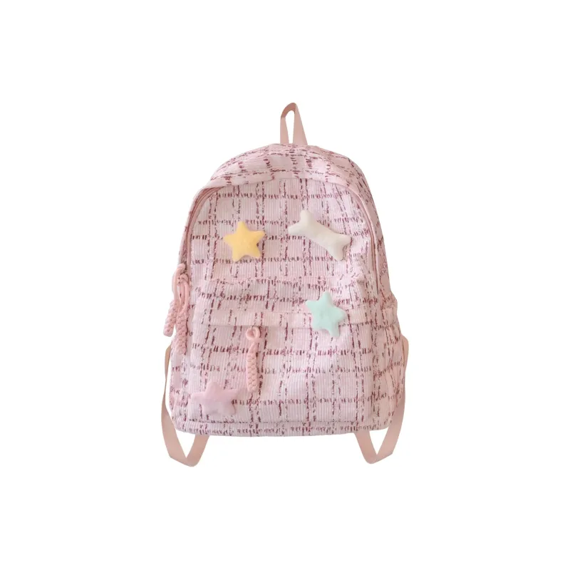 UNITE STAR Woolen Backpack Regular Women's Blue/Pink/Green-3