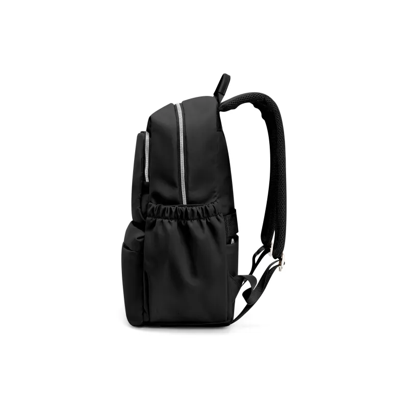 RIOREX Fabric Backpack Travel Bag Laptop Bag Backpack Regular Women's Black/Apricot/Army Green-2