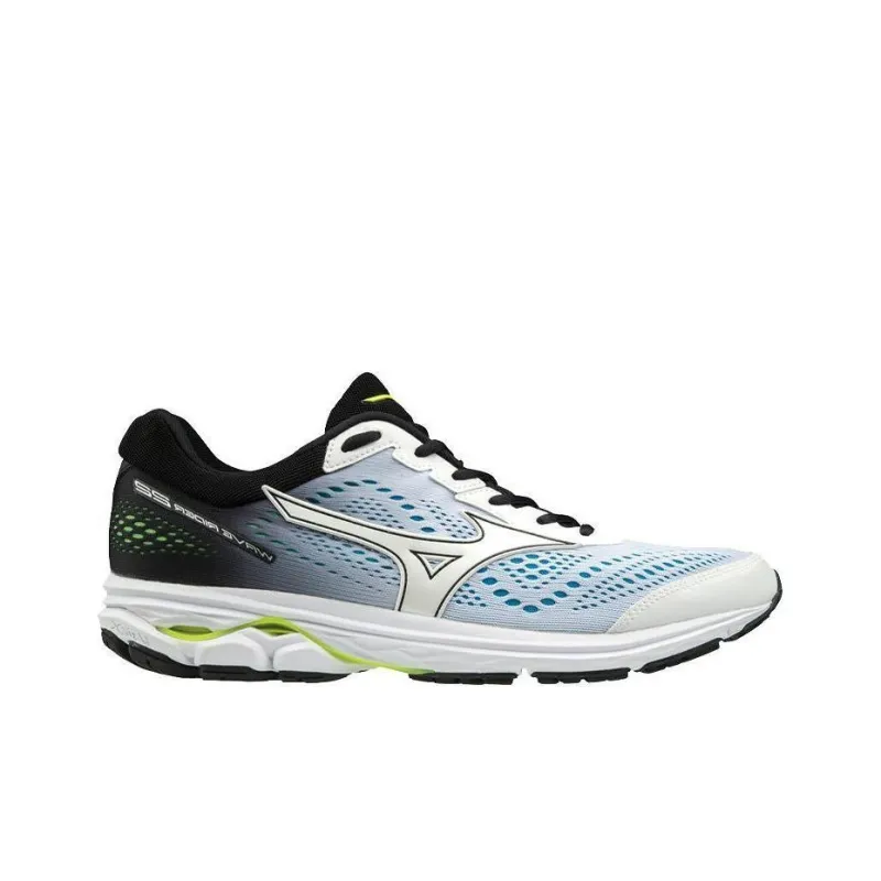 Mizuno Wave Rider 22 2e 'Black White Blue'-1