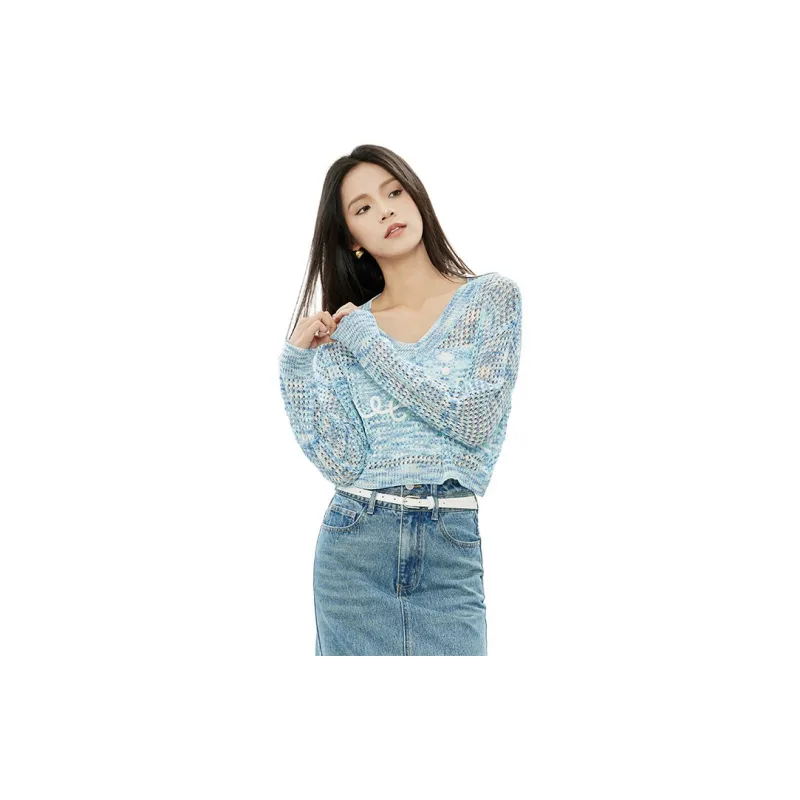 SENTUBILA Knitwear Women's Aquatic Blue-1