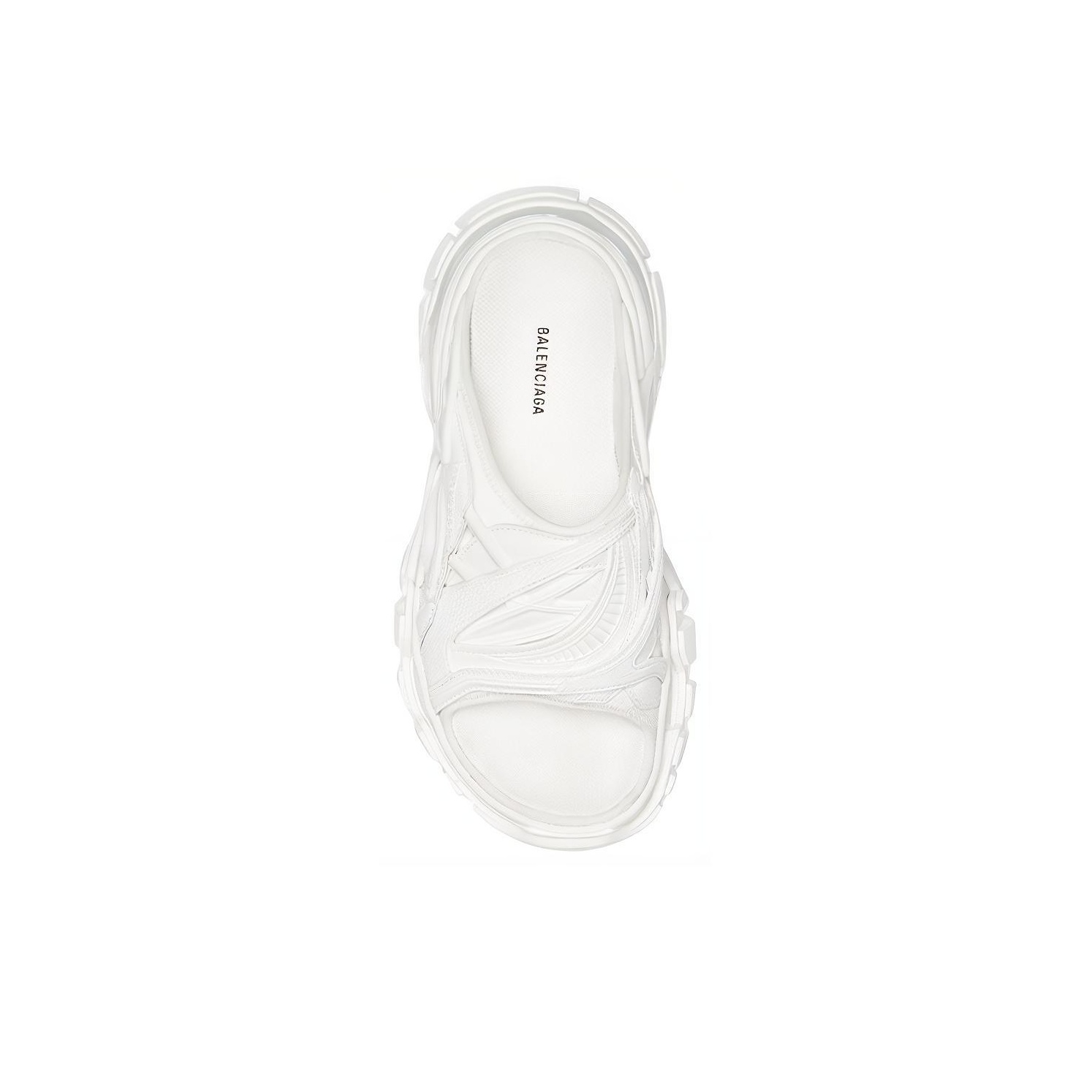 靴 BALENCIAGA Track Slide Buy Balenciaga Track Slide Sandal 'Black Grey Red' - 618083