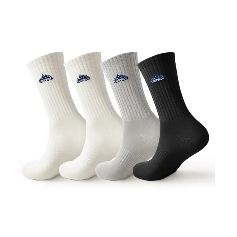 SHIWAJI Mid Calf Socks Men's 4 Pack-13