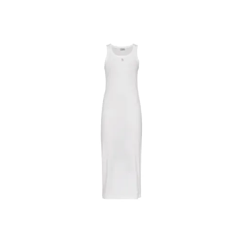 Brunello Cucinelli Sleeveless Dresses Women's White