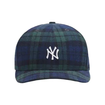 KITH X New York Yankees Plaid New Era Cap